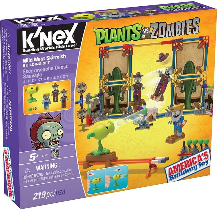 Knex Plants vs. Zombies Wild West Building Set