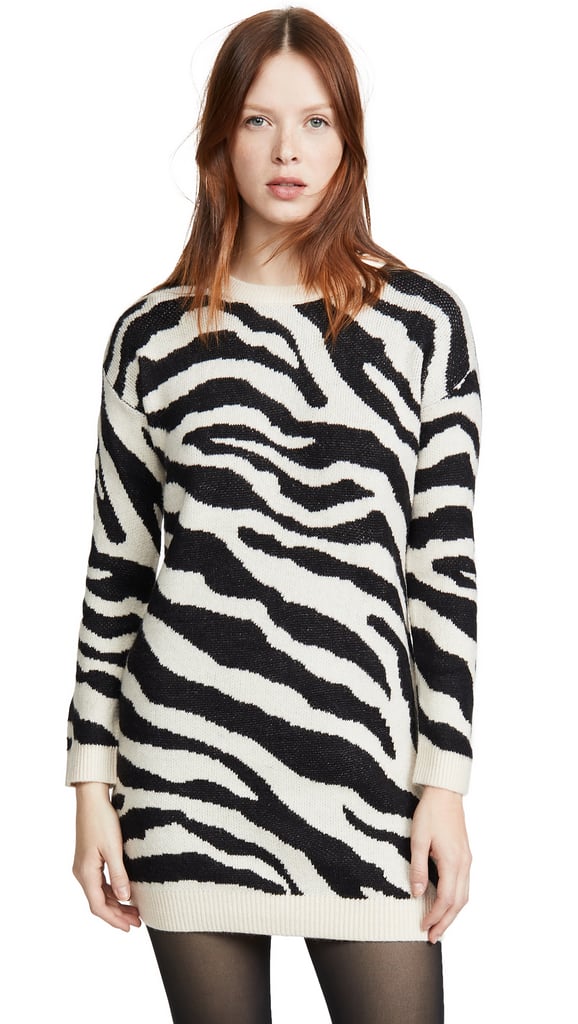 BB Dakota Zebra Sweater Dress | Best Dresses For Cold Weather on Amazon ...