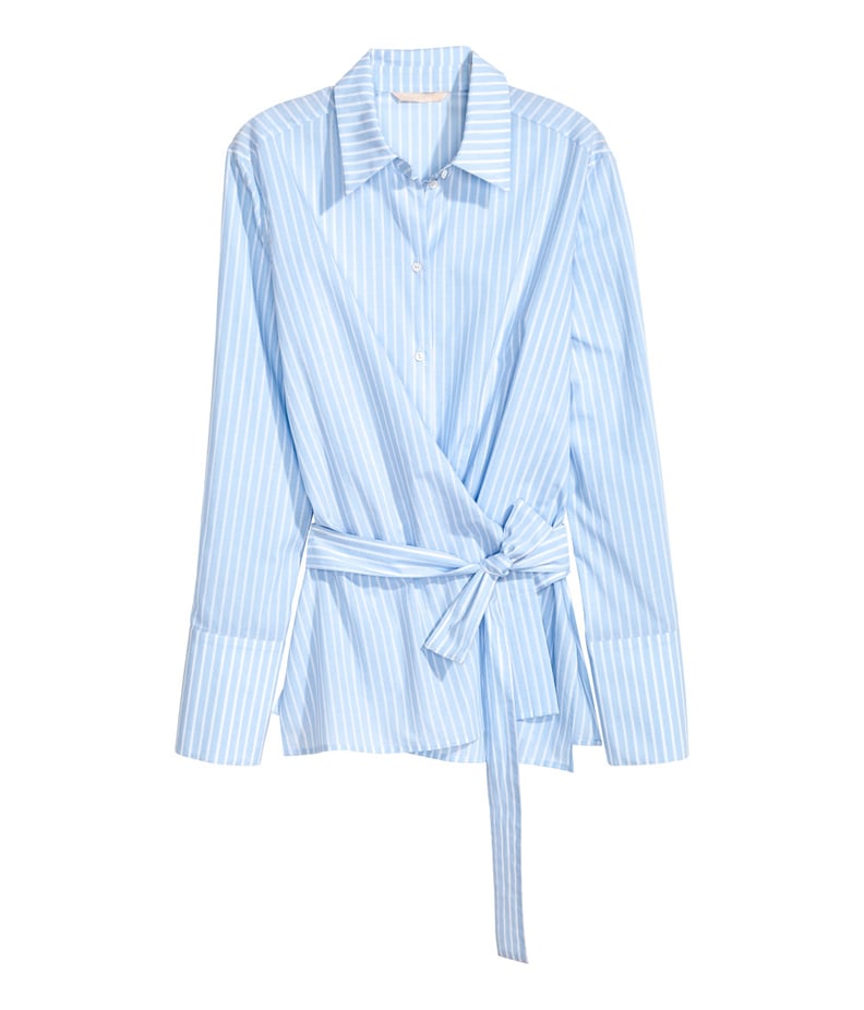 H&M Cotton Wrapover Shirt