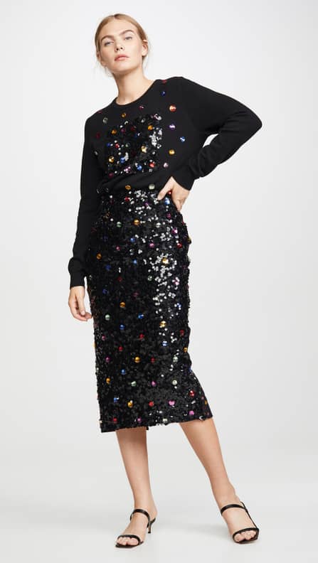 Esmara Sequin Skirt Black Size 4 - $15 (62% Off Retail) - From Tijana