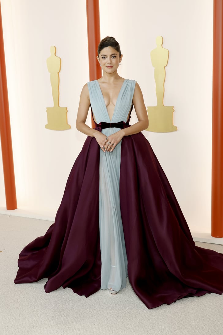 Monica Barbaro at the 2023 Oscars 2023 Oscars Red Carpet Fashion