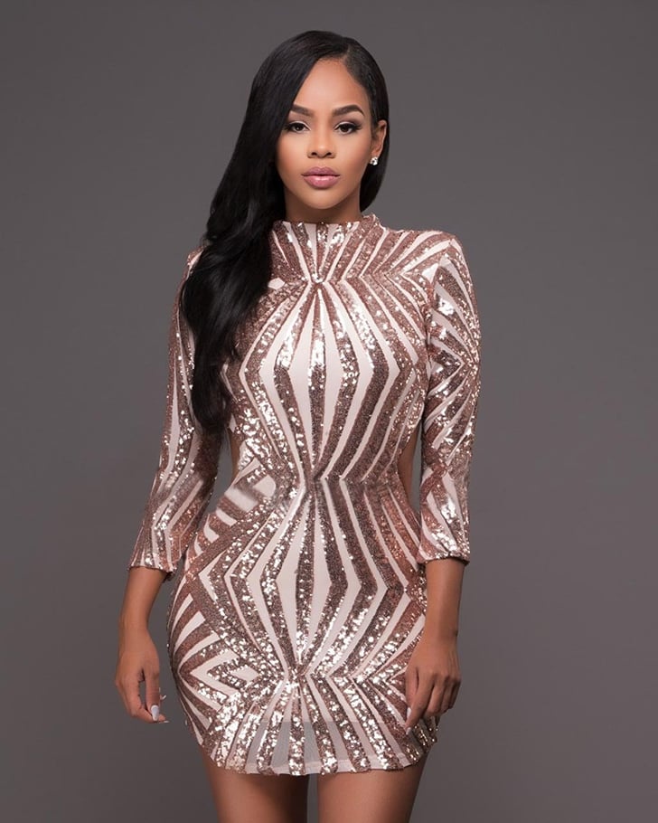 rose gold sequin dress amazon