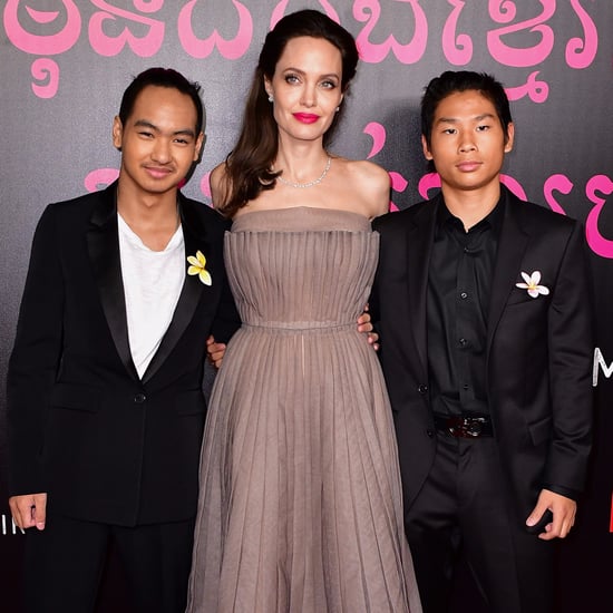 Angelina Jolie With Her Kids on the Red Carpet in NYC 2017