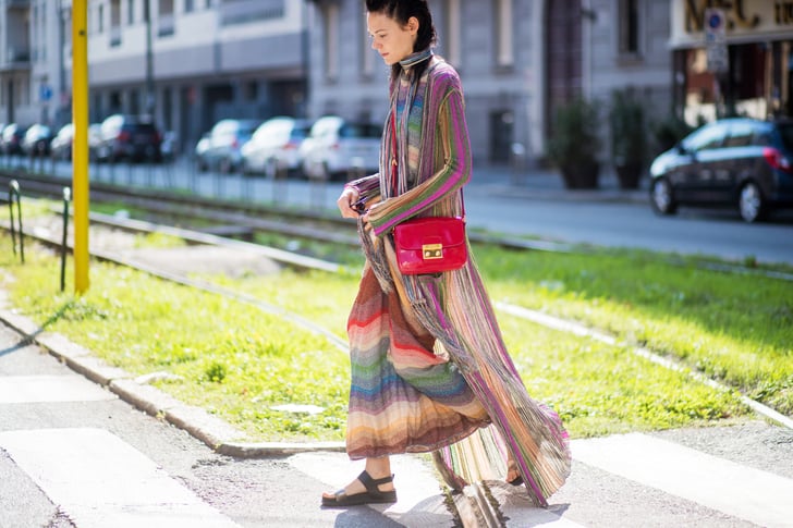birkenstocks with maxi dress