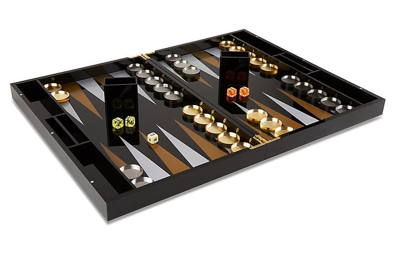 A Backgammon Set: One Kings Lane Barona Backgammon Set