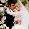 Chiara Ferragni's Second Wedding Dress Was Stitched With Song Lyrics, and Her Third Came With Flats