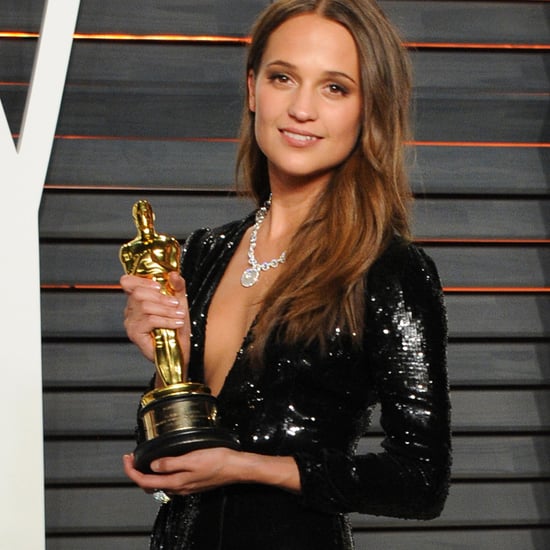 Alicia Vikander in Louis Vuitton at Vanity Fair Party 2016