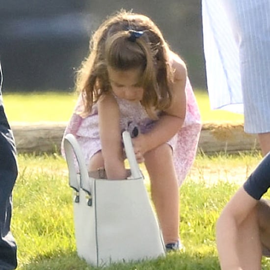 Princess Charlotte Going Through Kate Middleton's Bag