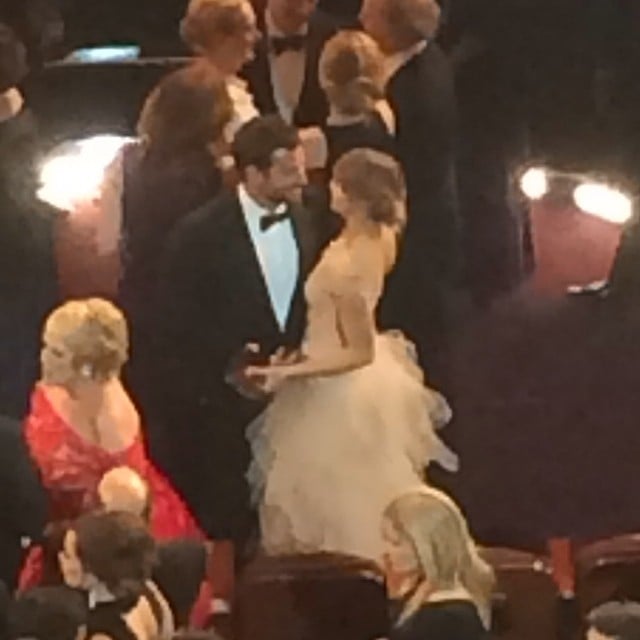 Bradley Cooper and Suki Waterhouse shared an adorable moment, and we were there to catch it.