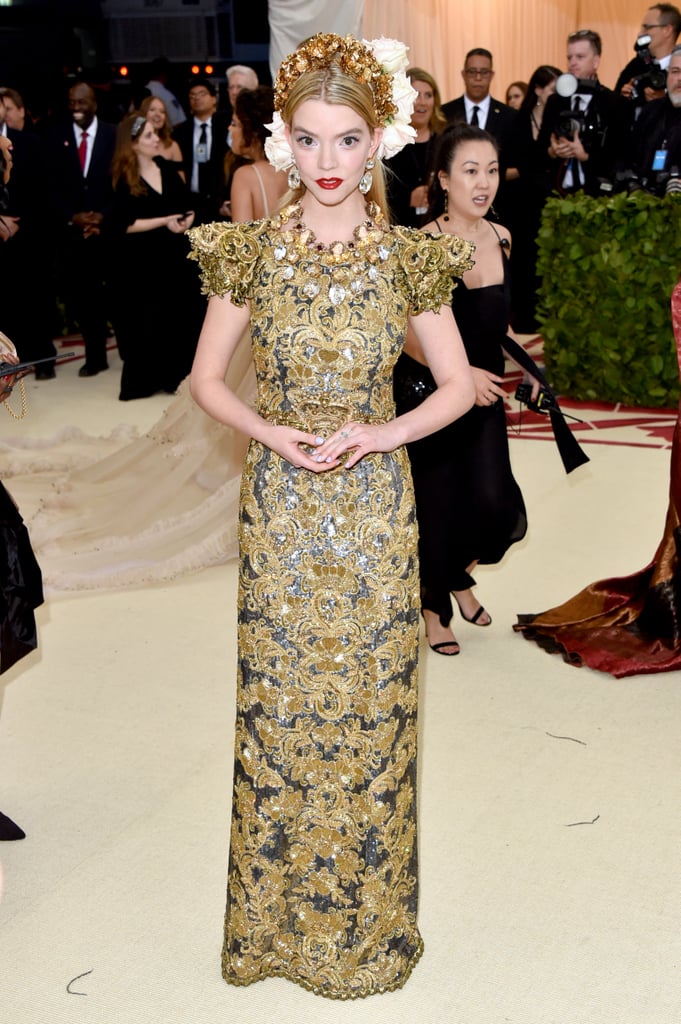 Anya Taylor-Joy at the Met Gala in 2018