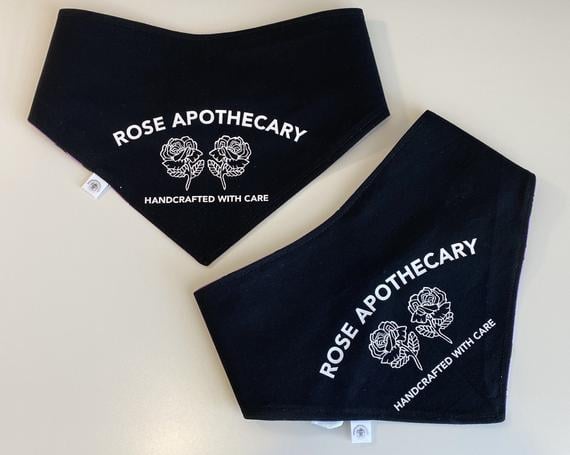 Rose Apothecary Inspired Dog Bandana