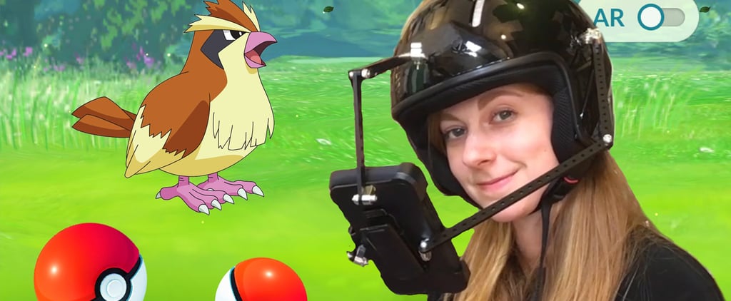 Simone Giertz Pokemon Go Helmet