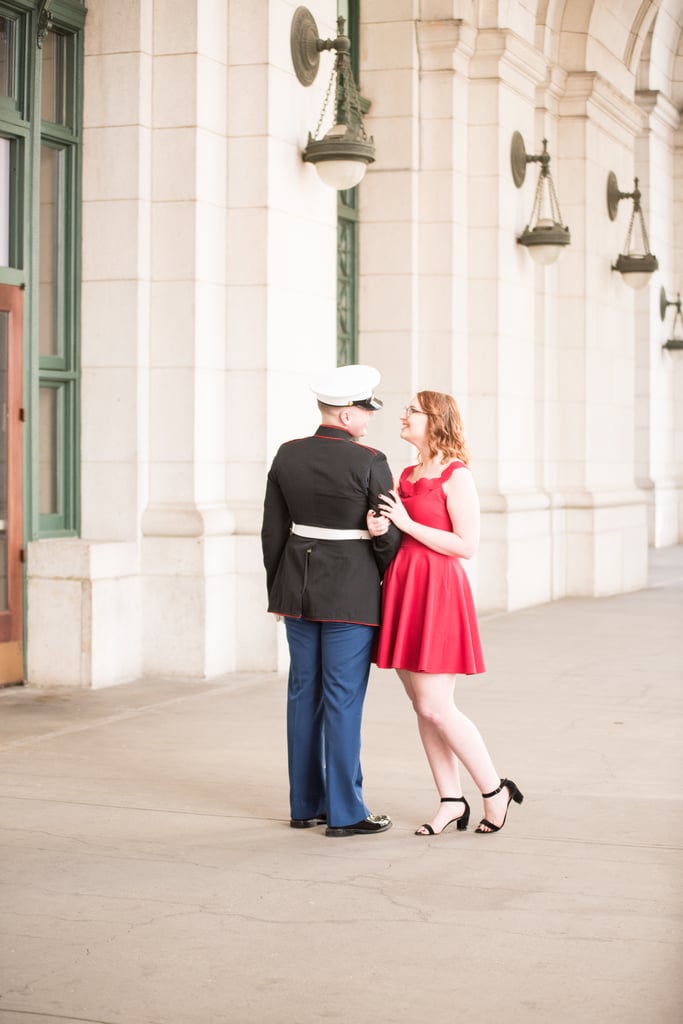 Military Couple Engagement Session in Washington DC