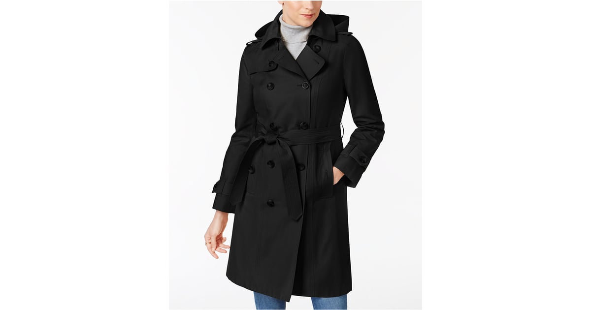 London Fog Petite Double-Breasted Trench Coat | Best Coats For Petites ...