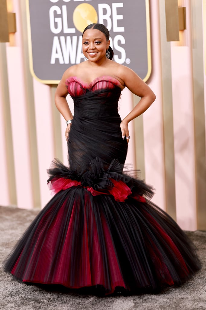 Quinta Brunson at the 2023 Golden Globe Awards