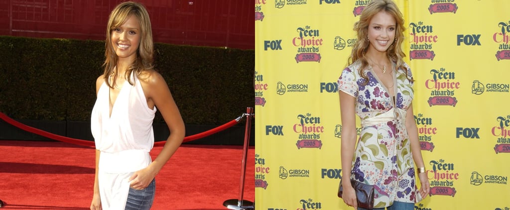 Dress Over Jeans Trend From the 2000s