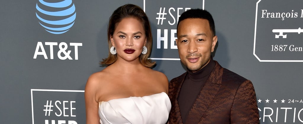 Chrissy Teigen and John Legend at the 2019 Critics' Choice