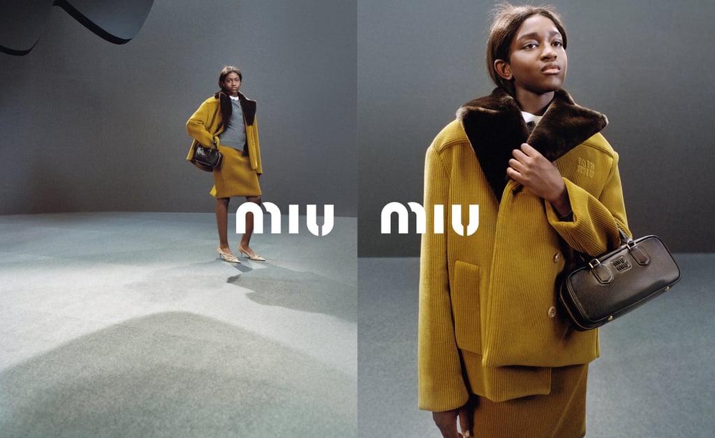 Zaya Wade's Miu Miu Fall 2023 Campaign Shoot