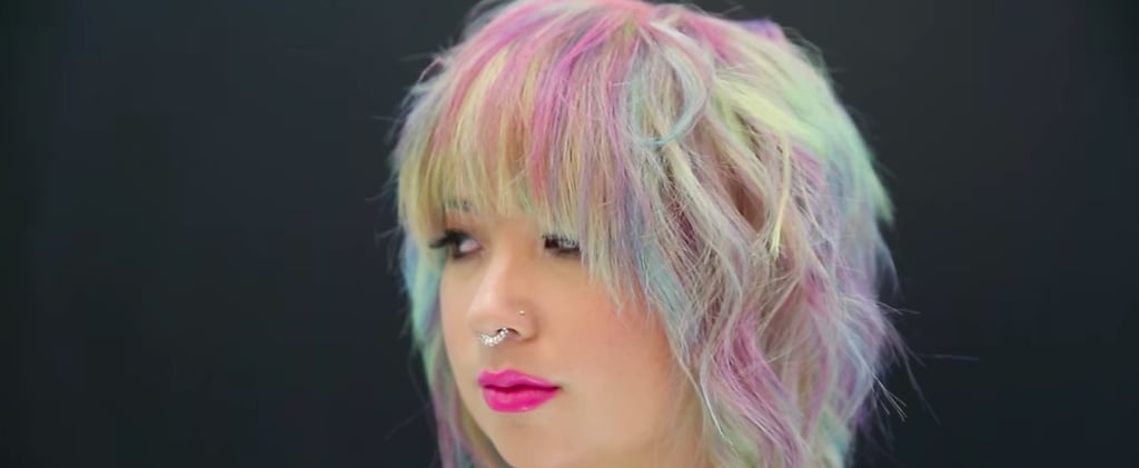 Watercolor Rainbow Hair