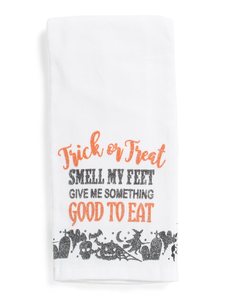 Set of Two Good to Eat Kitchen Towels Best TJ Maxx Halloween Decor