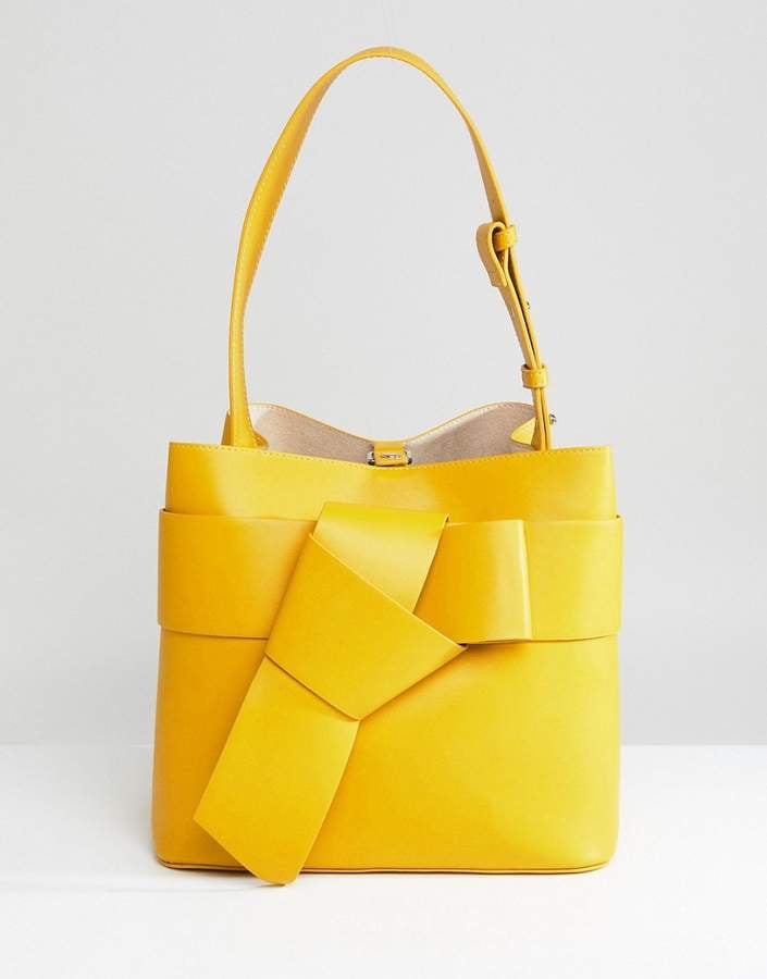 French Connection Knotted Bucket Bag