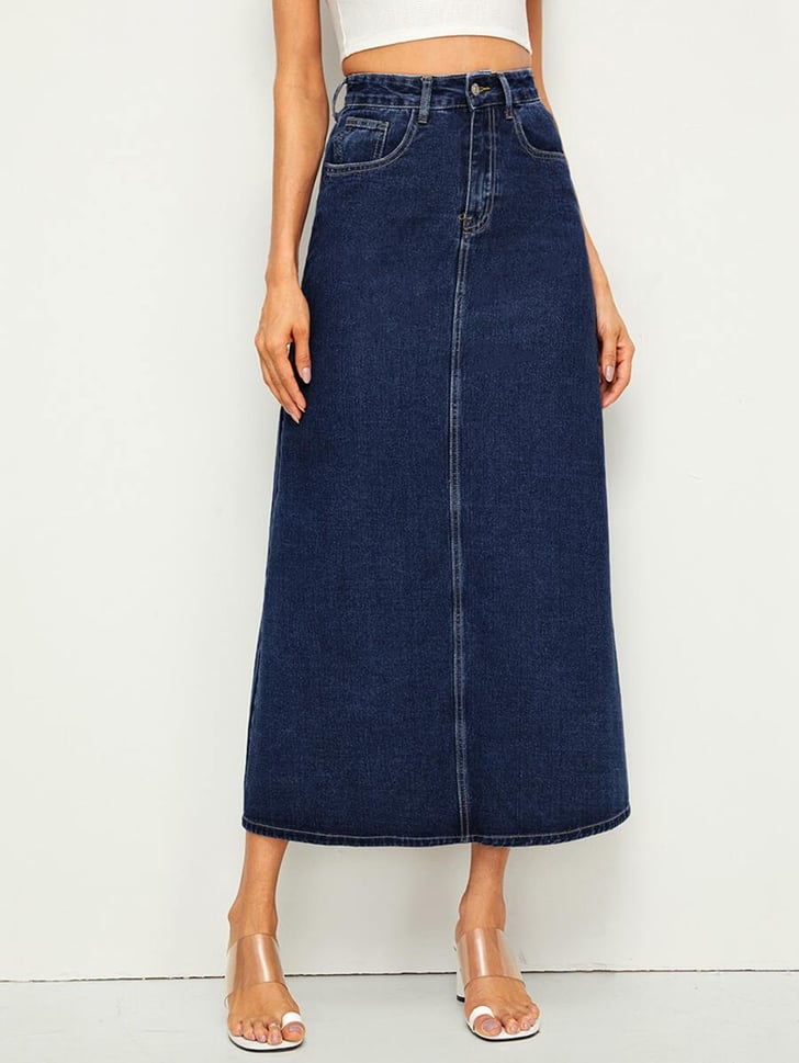Shop a Similar Denim Maxi Skirt | Shop Judy Hale's Best Outfits on Dead ...