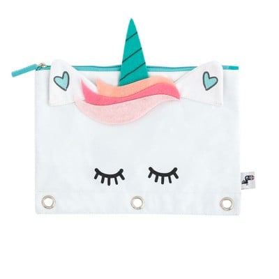 Unicorn Zipper Pencil Case