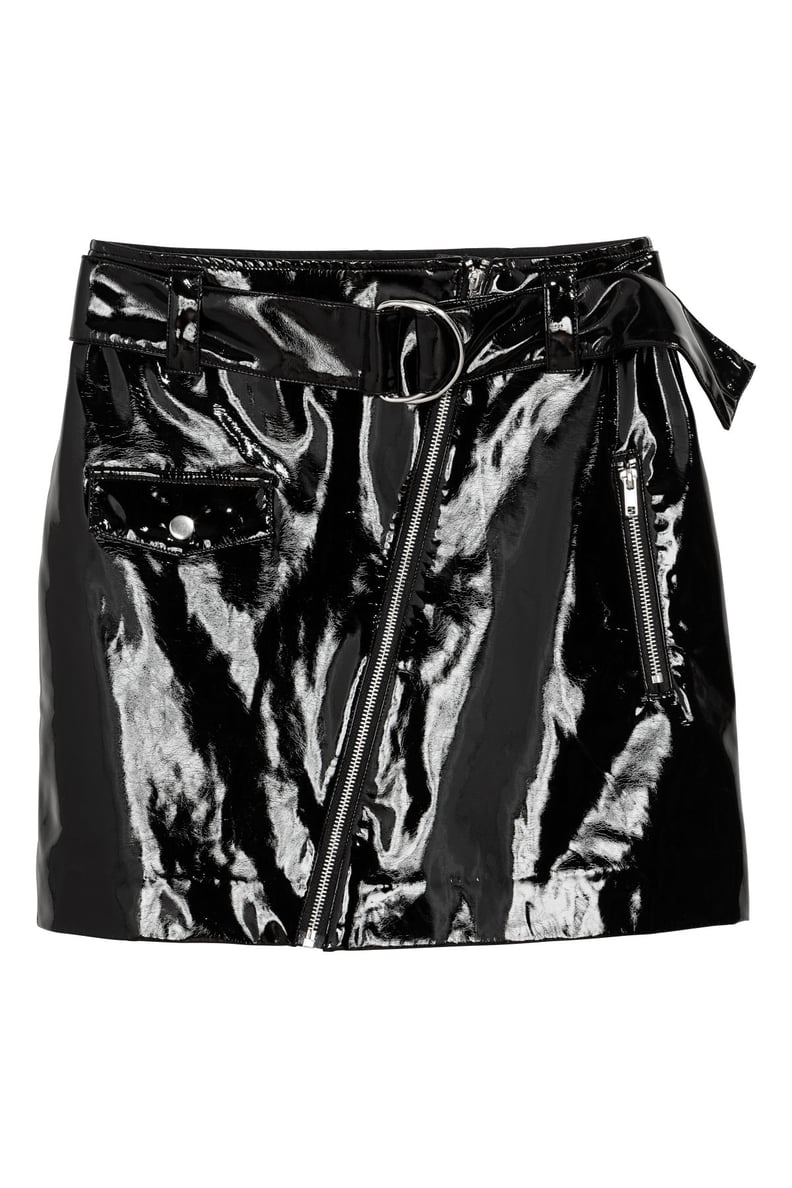 H&M Patent Skirt