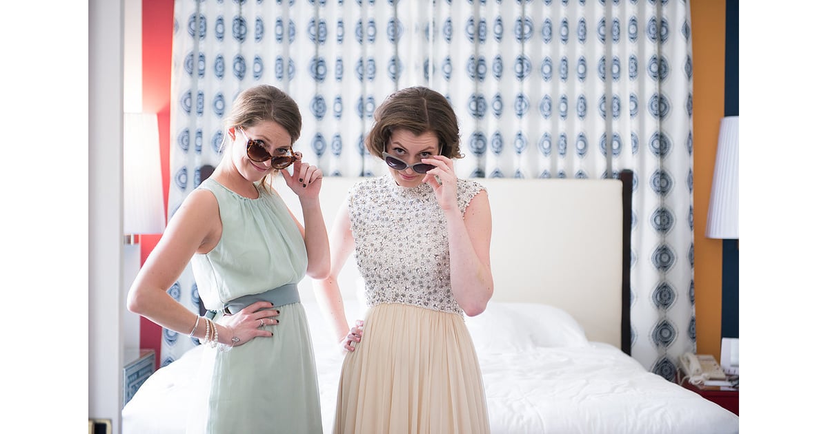 The bridal party is tiny. Who Pays For Bridesmaid Dresses? POPSUGAR