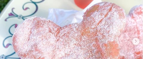 Sour Cherry Beignets at Disneyland