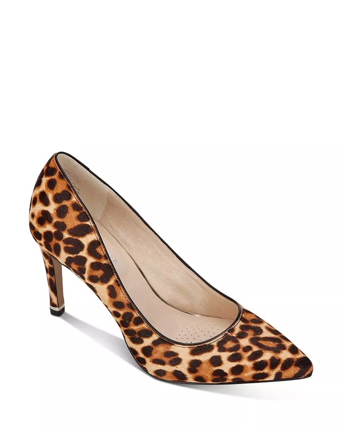 Kenneth Cole Riley Animal-Print Calf Hair Pointed-Toe Pumps