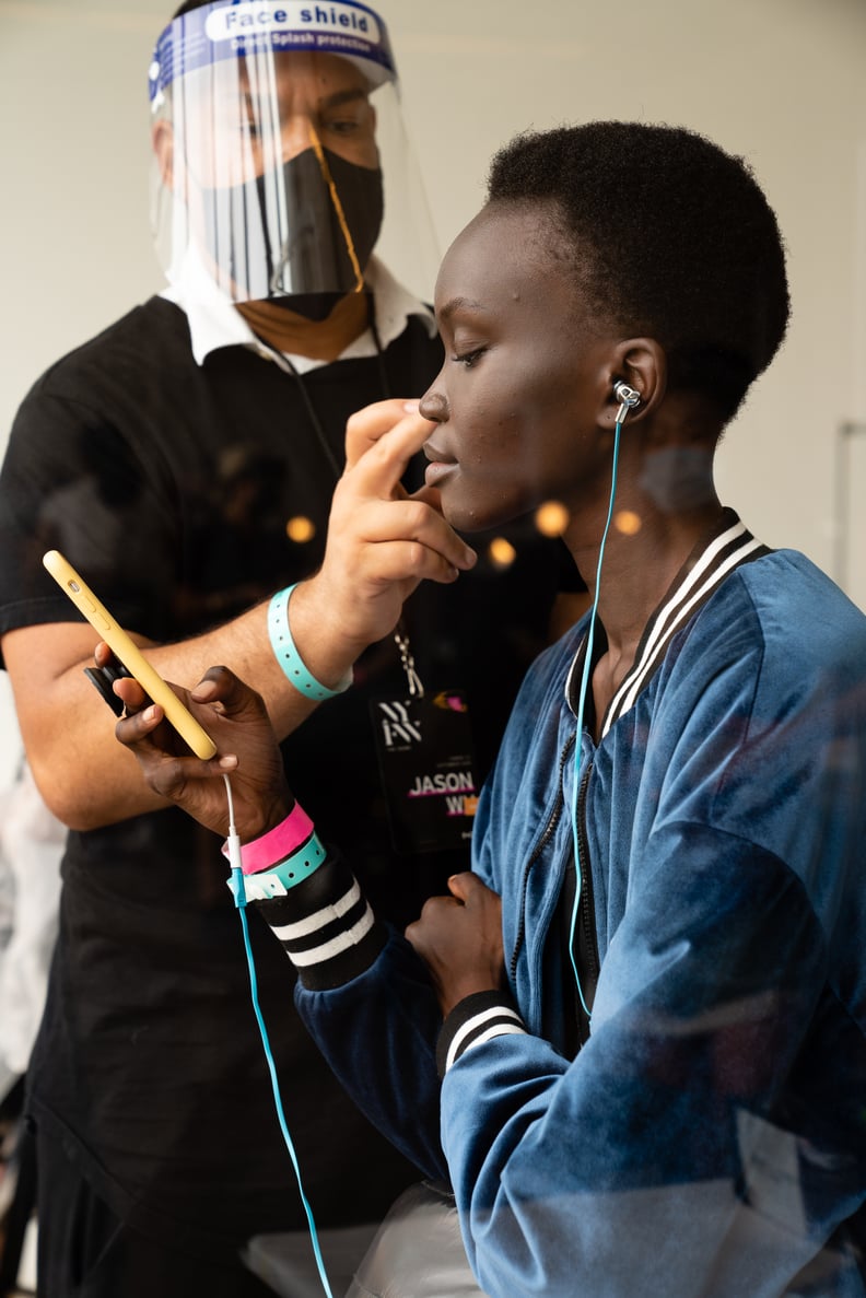 How Do Models Get Ready Backstage?