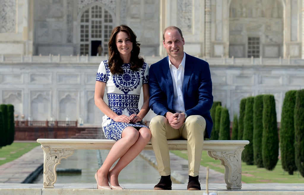 Kate Middleton's Naeem Khan Dress at the Taj Mahal 2016