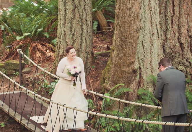 If only they could freeze that moment in time. 
Photo by Jagger Photography via Green Wedding Shoes