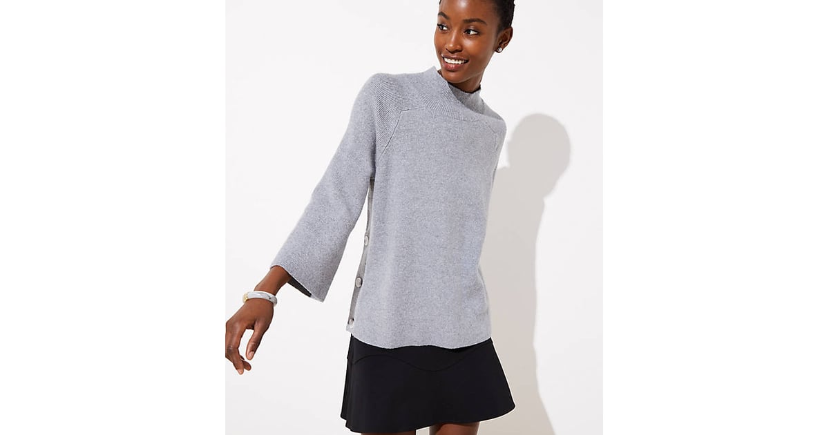 loft mock neck sweater