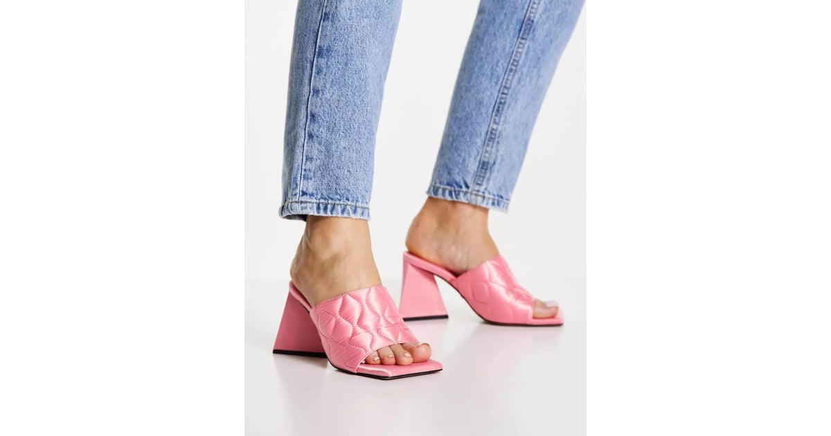 Topshop pink clearance mules