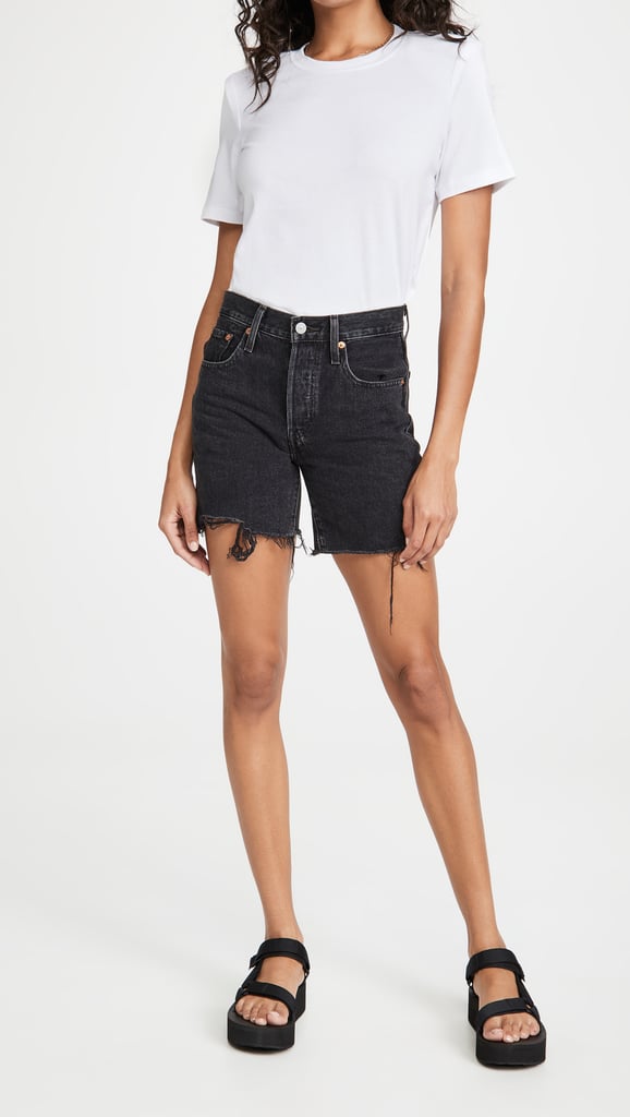 The New Jean Short — Levi's 501 Mid Thigh Shorts