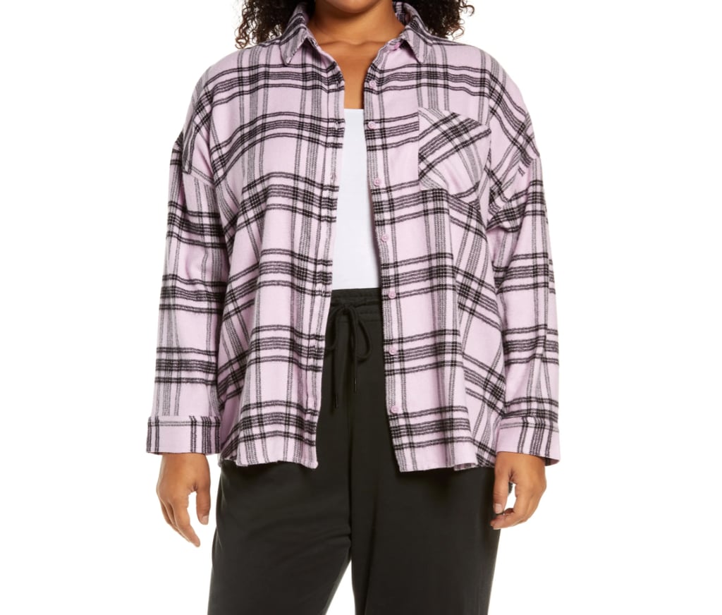 Flannel Frenzy: BP. Boyfriend Plaid Flannel Button-Up Shirt