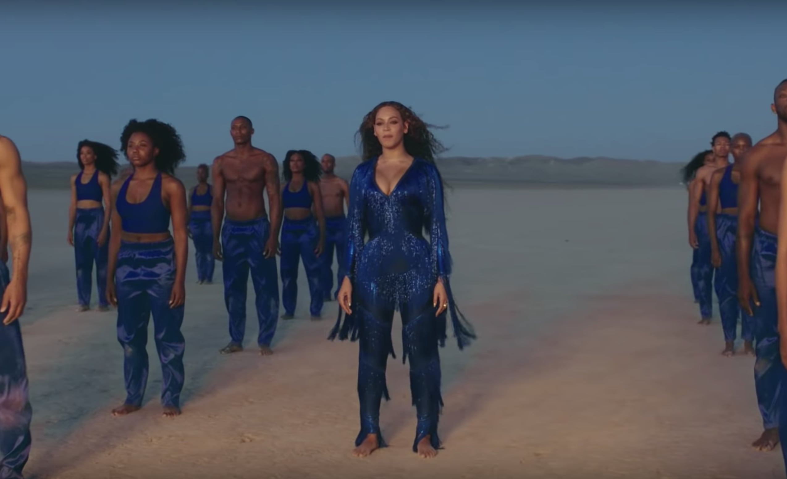 Beyoncé Spirit Music Video Outfits
