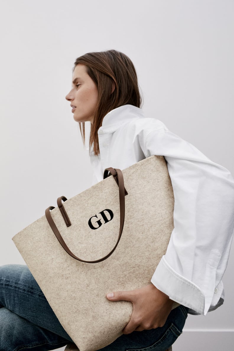 Zara Customizable Felt Tote Bag