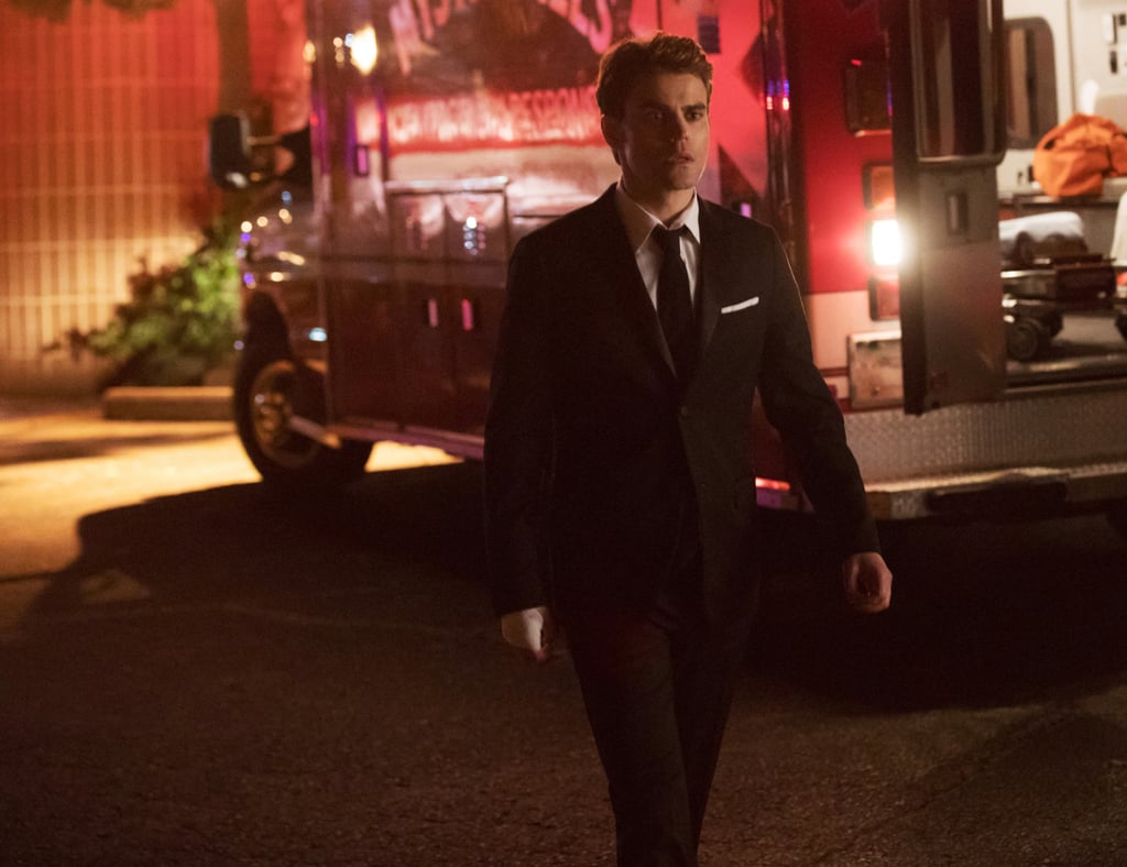 Paul Wesley as Stefan.