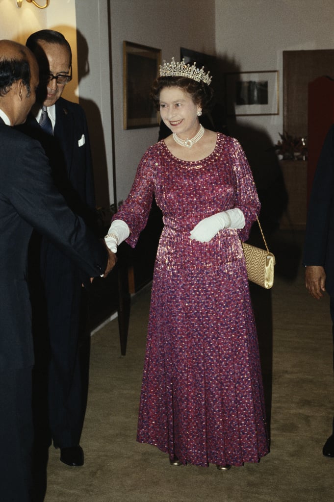 Queen Elizabeth II During a State Visit to Bangladesh in 1983