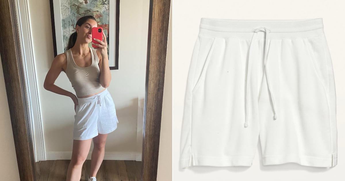 These $20 Old Navy Sweat Shorts Are a TikTok Sensation For Good Reason.jpg