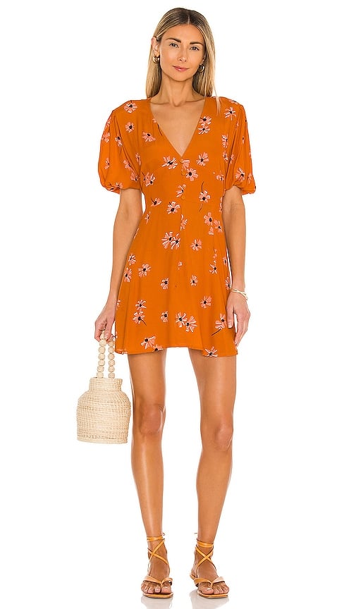 Faithfull the Brand Ilia Mini Dress in Botany Floral Print