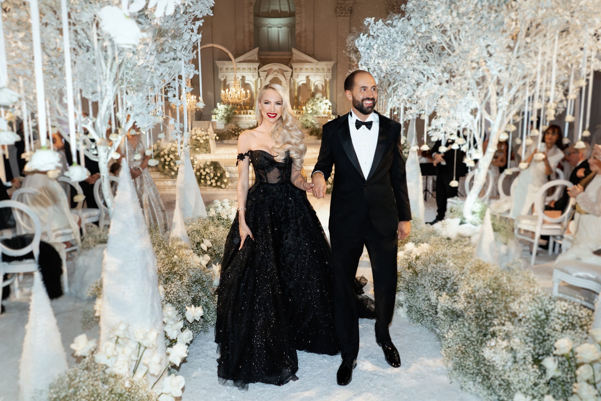 galia lahav black wedding dress