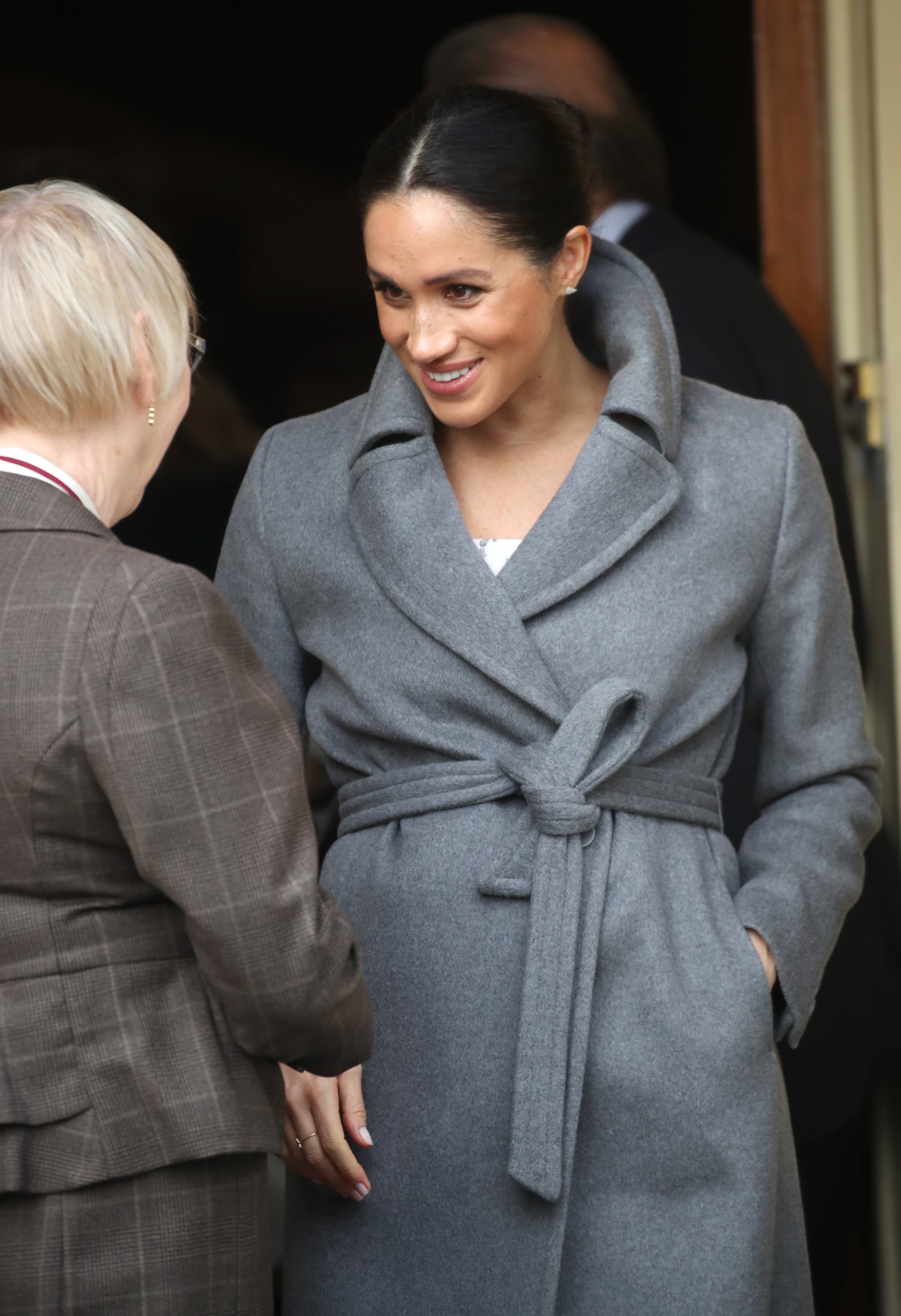 Fashion Shopping Style Meghan Markle s Gray Coat Was the