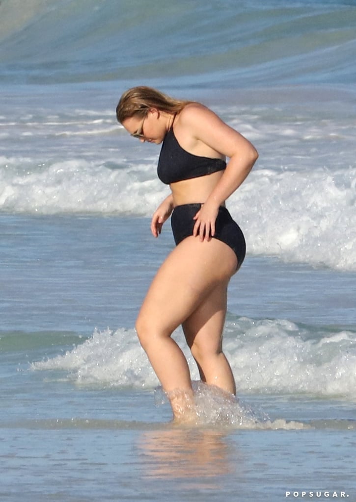 Iskra Lawrence on the Beach in Mexico December 2017