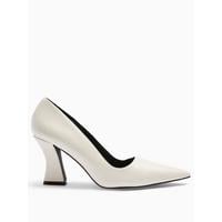 Topshop Flared Heel Court Shoes