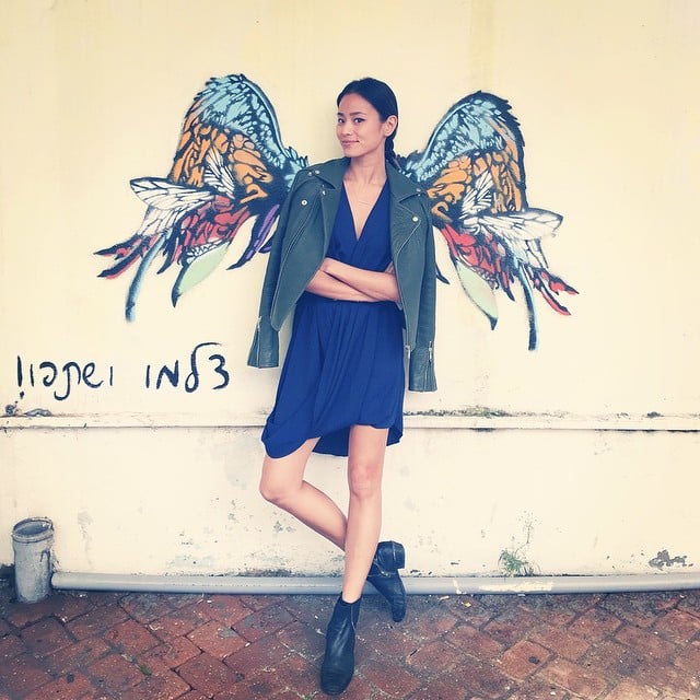 Jamie Chung captioned this angelic photo with "I'm like a sour patch kid. First they're sour. Then they're sweet."
Source: Instagram user jamiejchung