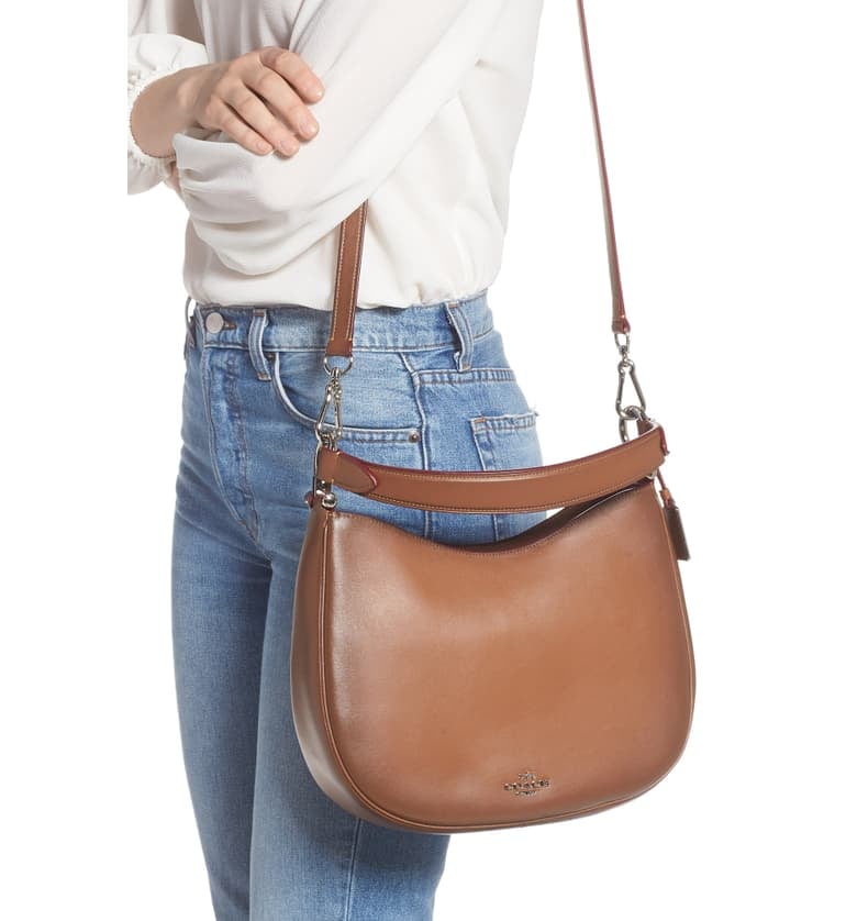 Coach Nomad Burnished Leather Crossbody Bag